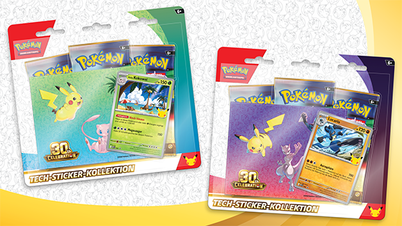 Pokemon - 30 Jahre - Tech Sticker Kollektion - Deutsch (Random)