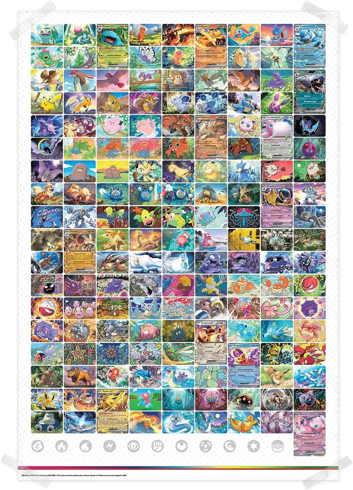 Pokemon - Karmesin & Purpur - 151 - Poster Kollektion Deutsch