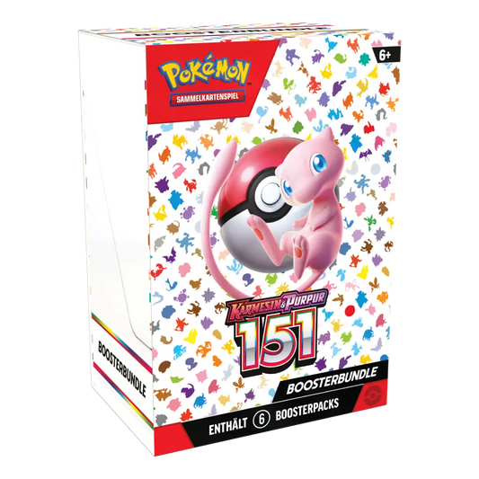 (2 PRO PERSON!) Pokemon - Karmesin & Purpur - 151 - Booster Bundle - Englisch