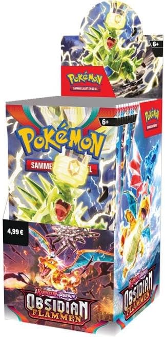(VVK) Pokemon - Scarlet & Violet - Obsidian Flames - 18er Display - Deutsch