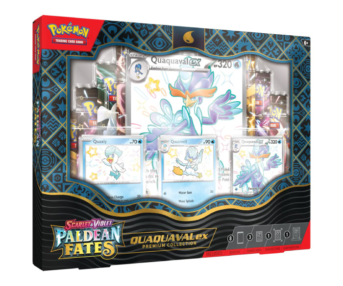 Pokemon - Scarlot & Violet - Paldean Fates - Quaquaval Premium Collektion - Englisch