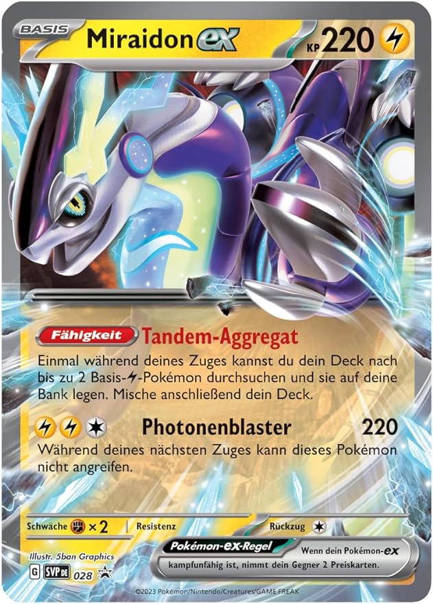 Pokemon - Paldea Legenden - Miraidon/Koraidon-ex Tin - Englisch