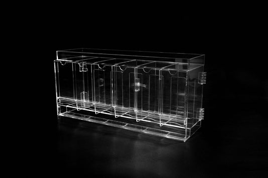 The Acrylic Box - 6- Slot Acrylic Pack Dispenser