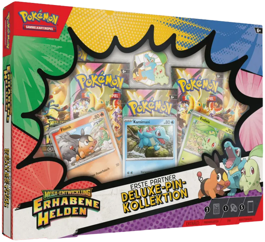 Pokemon - Erhabene Helden - Erste Partner Deluxe-Pin-Kollektion - Deutsch