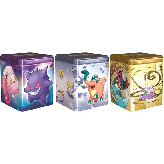 Pokemon - 2024 Psychic Stacking Tin - 3er Bundle - Deutsch