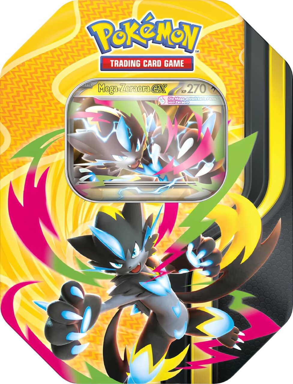 Pokemon - Mega Kräfte Tin - Mega Dragoran/Zeraora/Darkrai - Deutsch