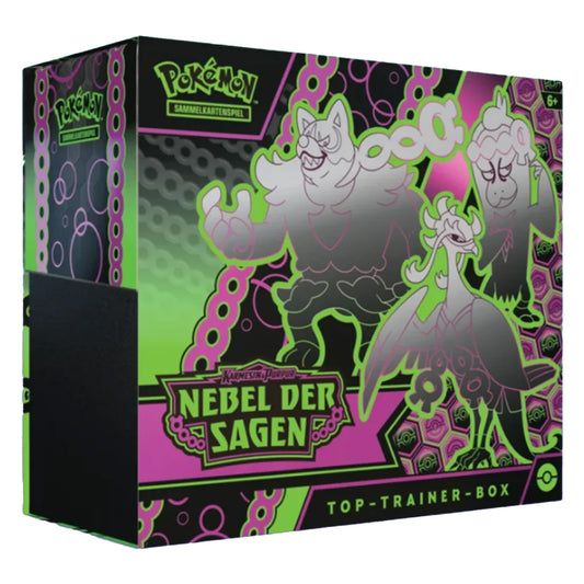 Pokemon - Karmesin & Purpur - Nebel der Sagen - Top Trainer Box - Deutsch/Englisch
