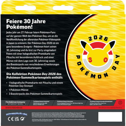 Pokemon - 30th Anniversary Pikachu Box - Deutsch