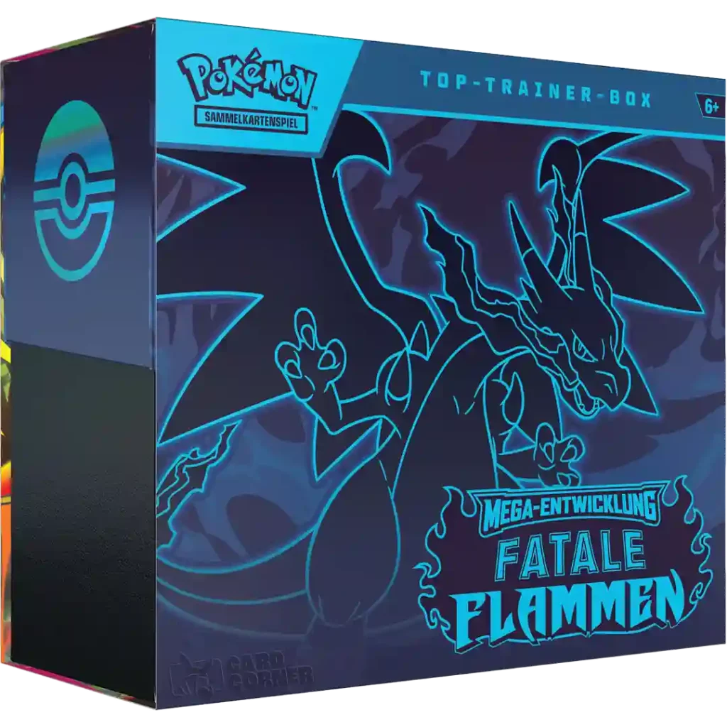 Pokemon - Fatale Flammen - Top Trainer Box  - Deutsch/Englisch