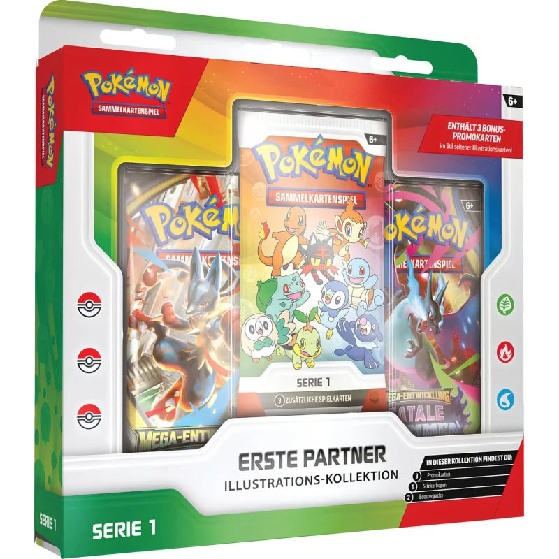 (VVK) Pokemon - Erste Partner Illustrations-Kollektion - Deutsch