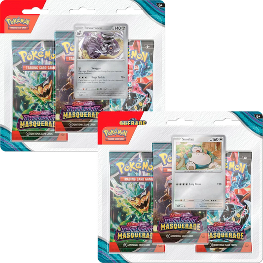 Pokemon - Scarlot & Violet - Twilight Masquerade  - 3er Blister - Englisch